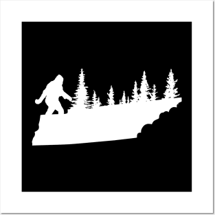 Tennessee Bigfoot Gift Posters and Art
